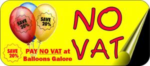 Save 20% NO VAT